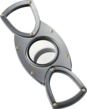 Negril Gun Metal Finish Cigar Cutter