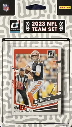 NFL Cincinnati Bengals Team Card Set 2023