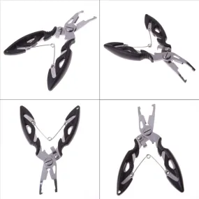 Outdoor Fishing Tools Aluminum Fishing Pliers Scissors Line Cutter Braid Cutter Hook Remover Tackle  Shearspesca acesorios