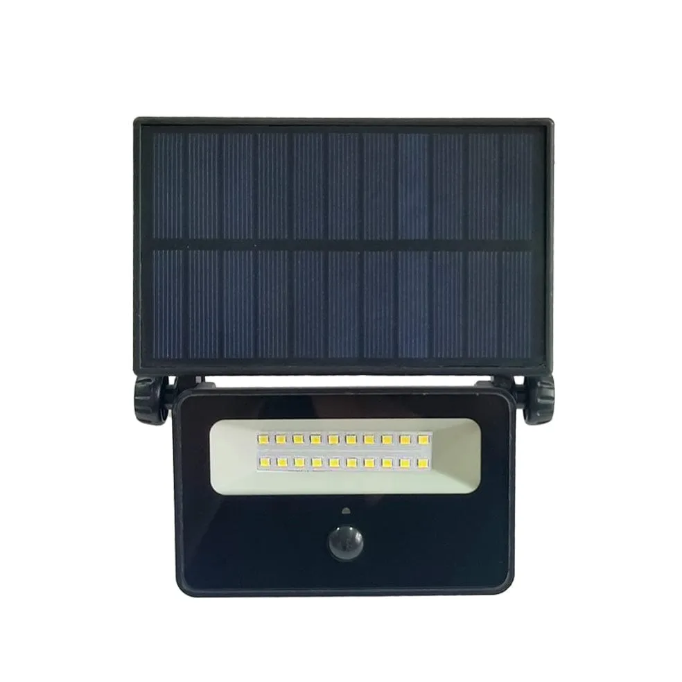 Outdoor Solar LED Light with Sensor Black