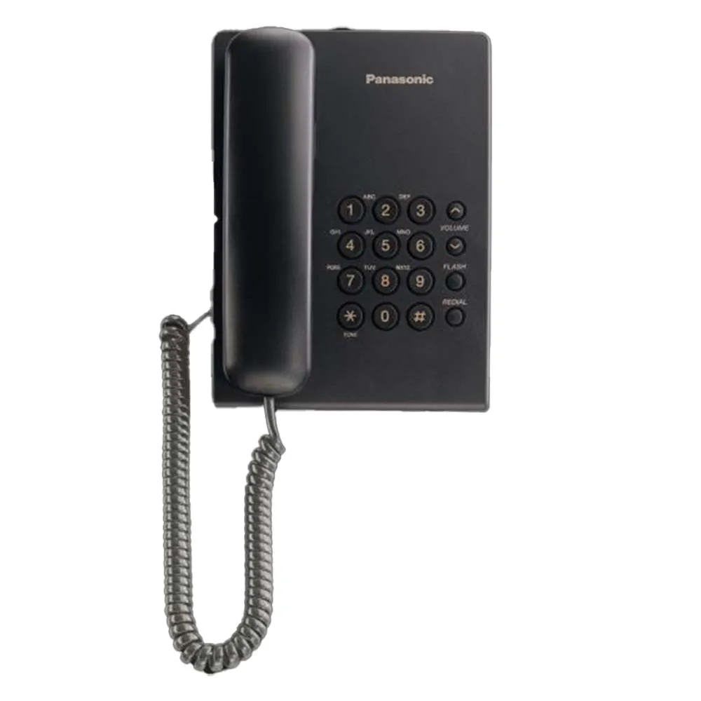 PANASONIC Single Line Wall Mountable Phone KX-TS500ML (White/Black)