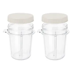 Personal Blender® BPA-Free Grinding Cups with Lids, Set of 2 (8 oz)