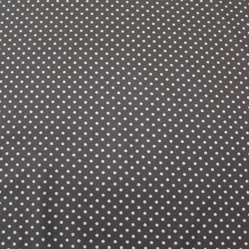 Polka Dot Cotton - Grey