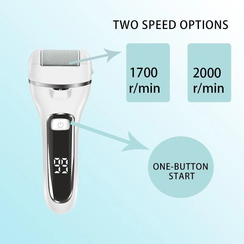 Portable Electric Foot File Callus Remover USB Rechargeable Foot Care