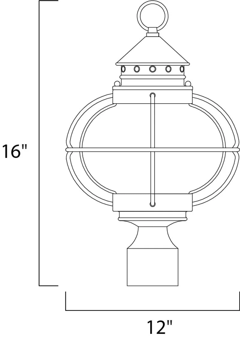 Portsmouth Outdoor Pole/Post Mount