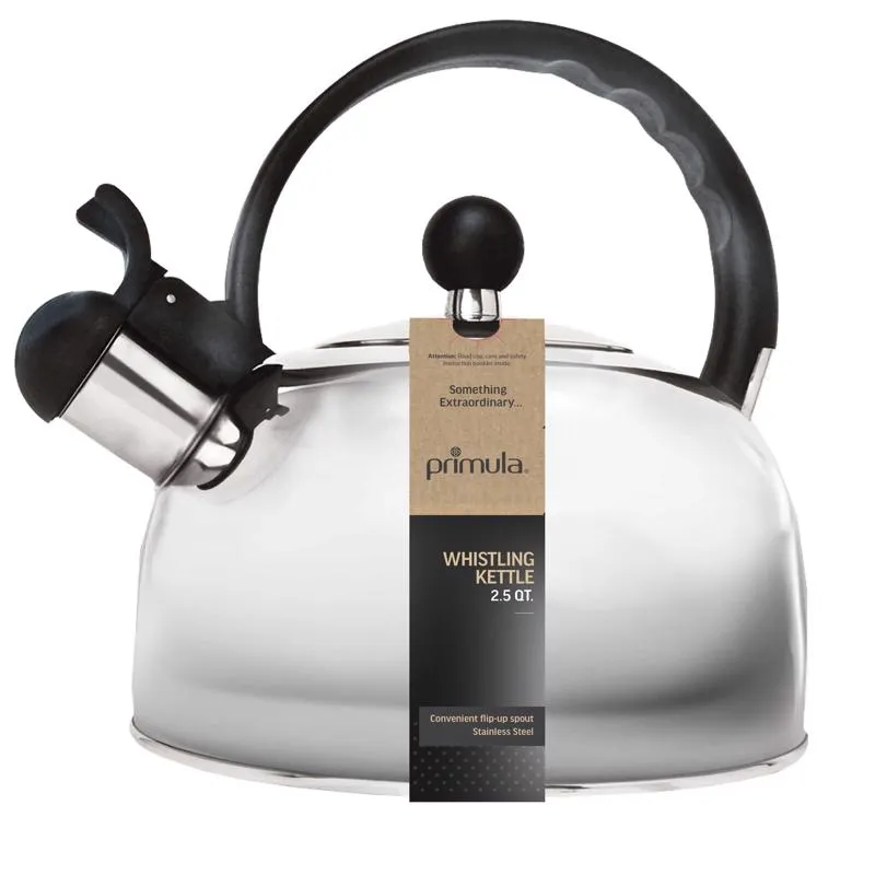 Primula Silver Stainless Steel 2.5 qt Tea Kettle