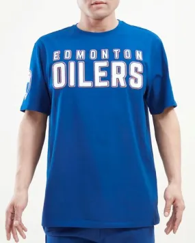 Pro Standard NHL Men's Edmonton Oilers Chenille T-Shirt