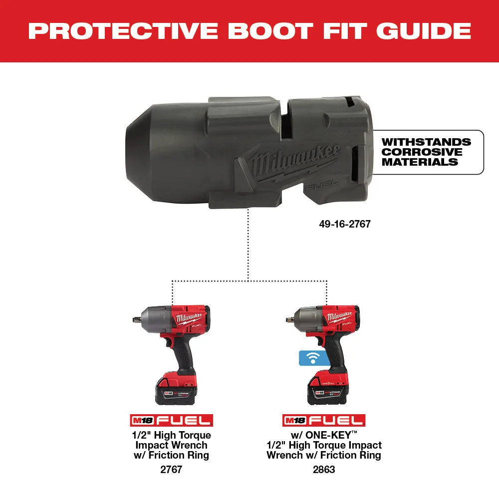 Protective Boot - Milwaukee M18™ High Torque Impact Wrench Tool Boot, 49-16-2767