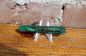 Rare Antique Hendrix Motor Co. Nail File Advertising Sapulpa, Okla. Sample