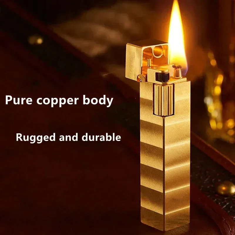 Retro Handmade Pure Copper Kerosene Lighter