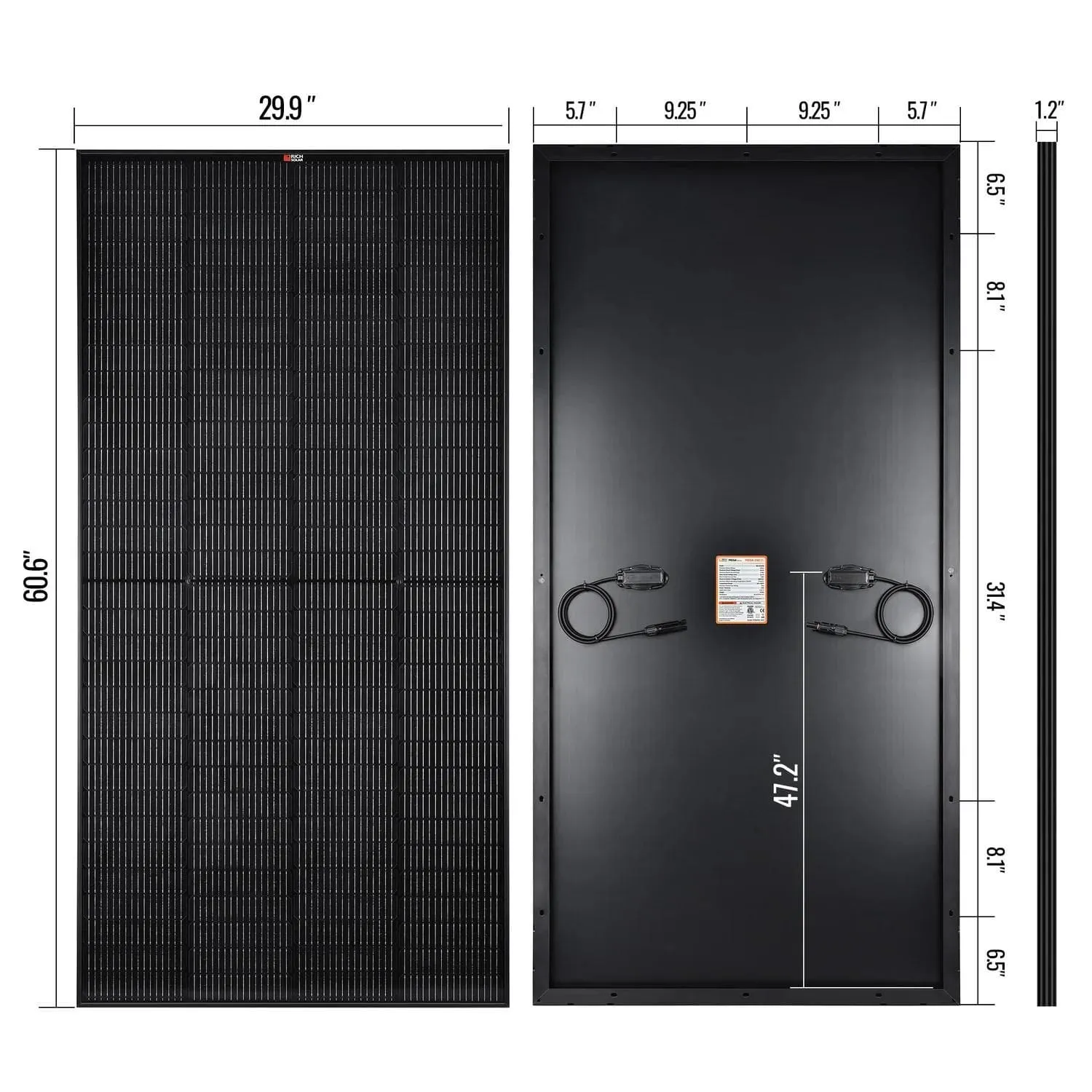 Rich Solar MEGA 250 PRO Watt Monocrystalline Solar Panel