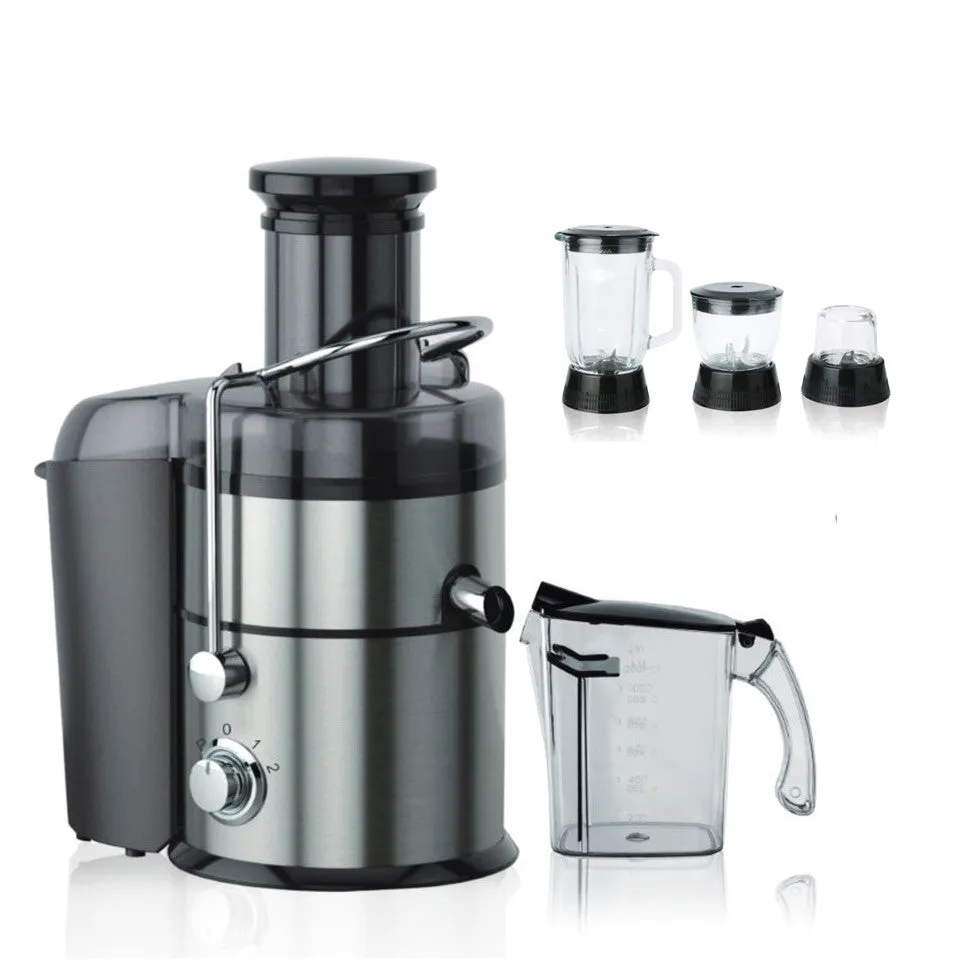 Royalty Line RL-PJE-1000.4; Juice extractor with blender, chopper and grinder