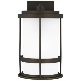 Sea Gull Lighting Wilburn Medium 1-Light Outdoor Wall Lantern