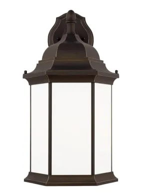 Sevier Collection - Extra Large One Light Downlight Outdoor Wall Lantern | Finish: Antique Bronze - 8738751EN3-71