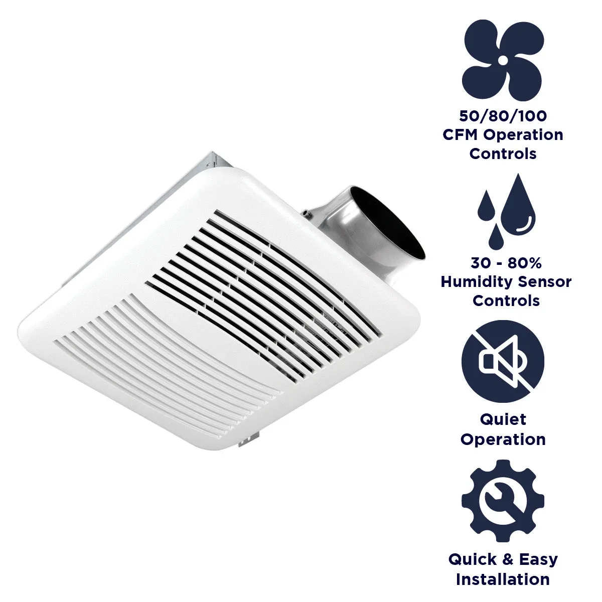 Slim Line Series Ceiling/Wall Exhaust Bath Fans