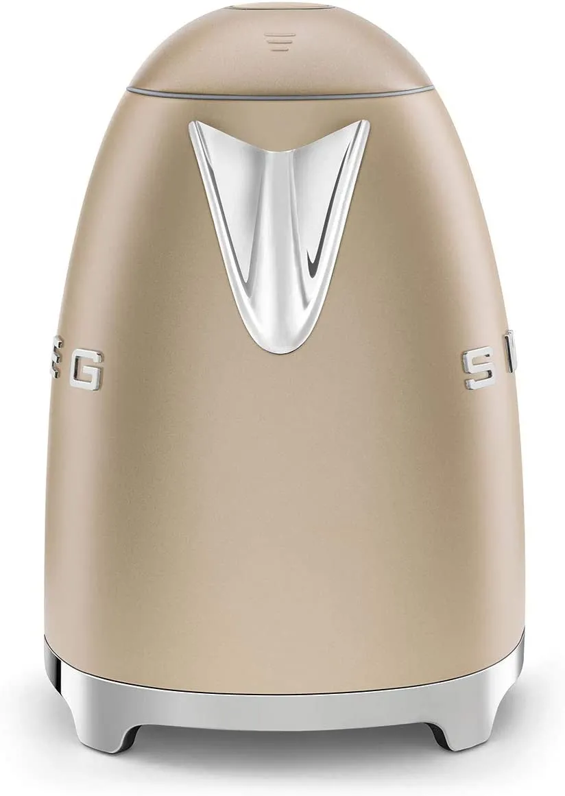 SMEG KLF03CHMUK 1.7 Litre Retro Style Kettle - Matte Champagne Gold