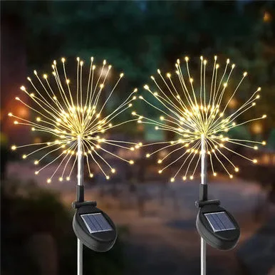 Solar Firework Outdoor Light