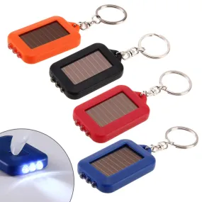 Solar LED Light Keychain