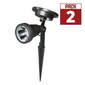 Solar LED Spot Light 30 Lumens 4500K (Pack Of 2)