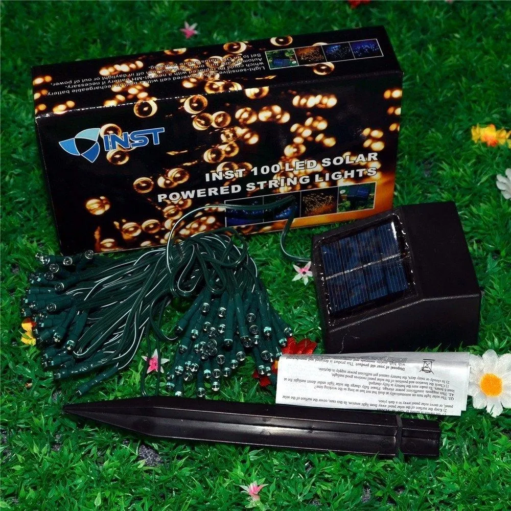 Solar LED String Light 55ft Ambiance Lighting Christmas Lights