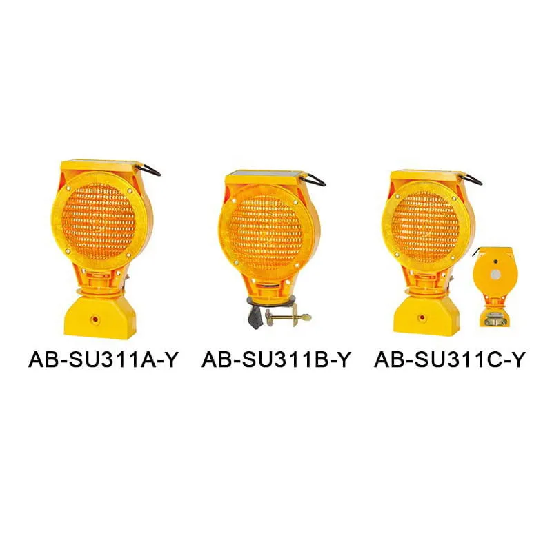 Solar Powered Flash Beacon Warning Light SU311