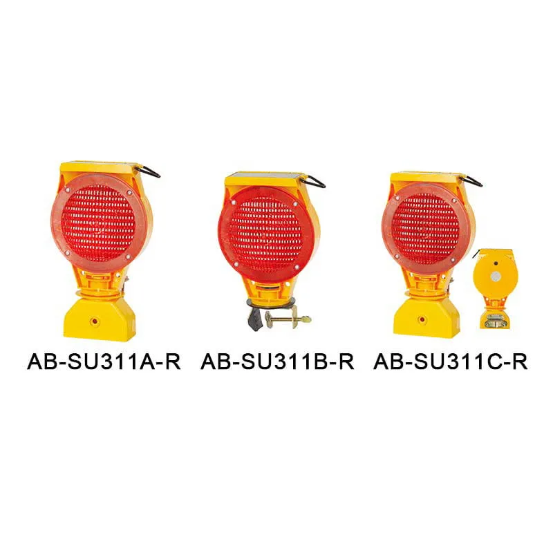 Solar Powered Flash Beacon Warning Light SU311