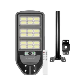 Solar Street Light Automatic 180W Motion Sensor Light with Remote Control for Home and Outdoor