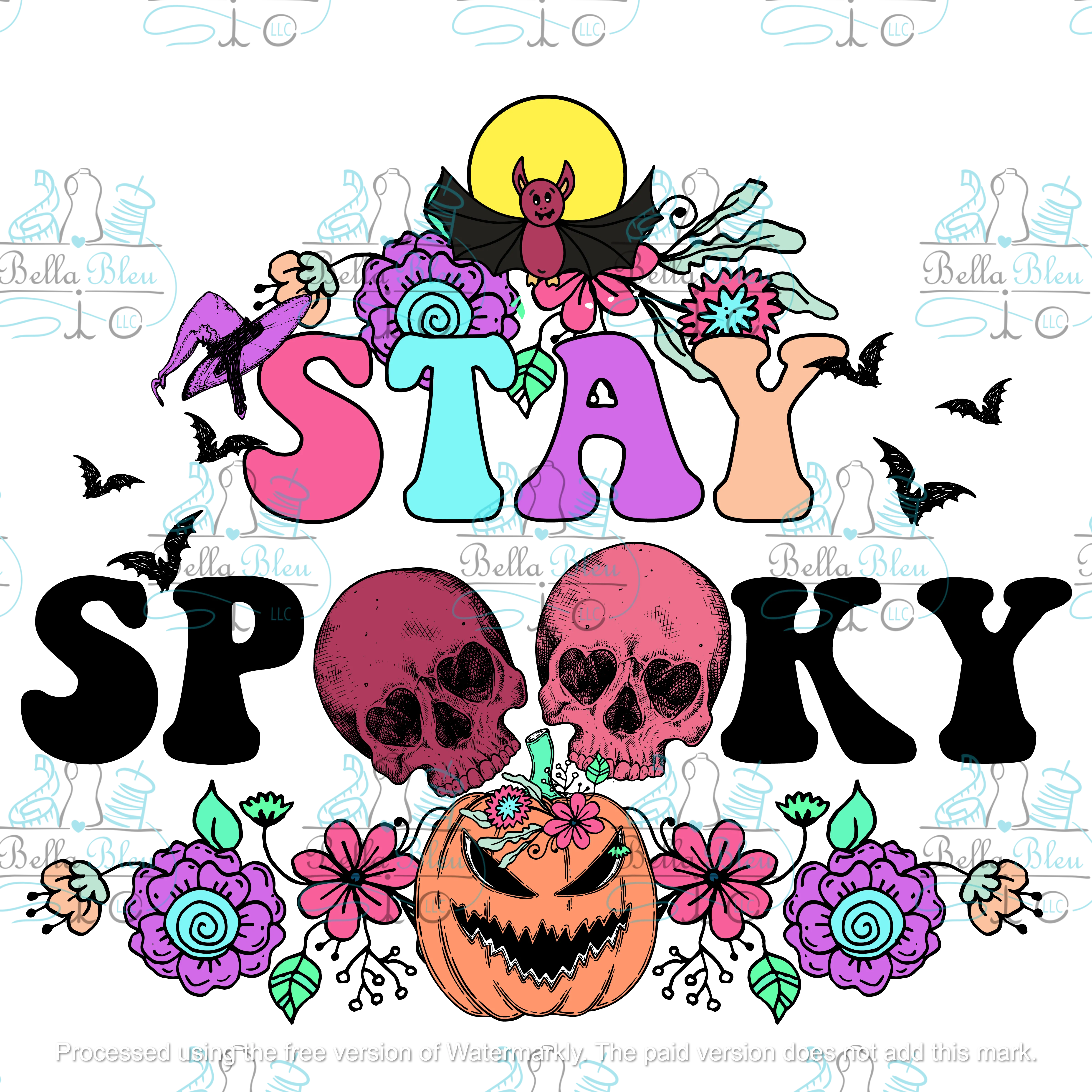 Stay Spooky Halloween Sublimation pgn file