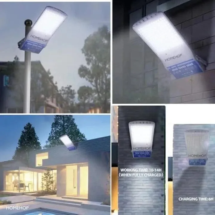 Street Light Solar Led Waterproof Post Lamp  With Motion Sensor for Home, Garden, Outdoor (Renewed)