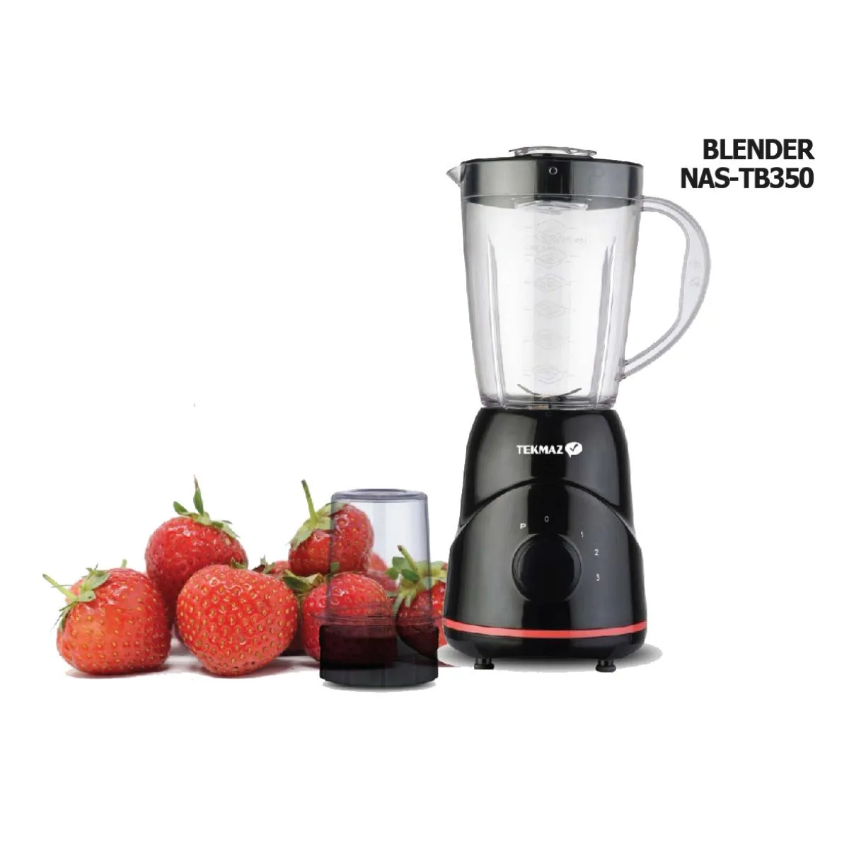 Tekmaz Blender 350W 1.5L 3 Speed