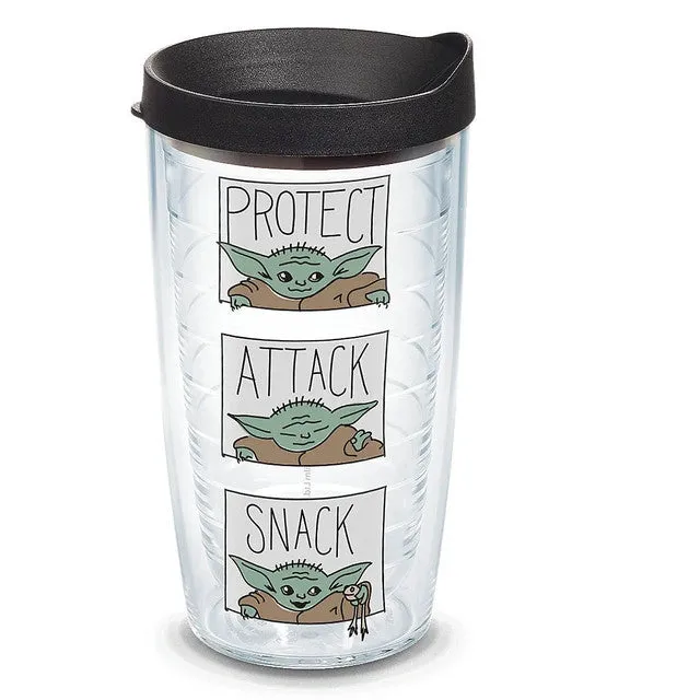 Tervis Star Wars: The Mandalorian™ The Child™ Grogu™ Baby Yoda Protect Attack Snack Tumbler 16 oz.