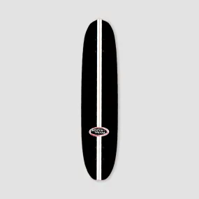 The Heated Wheel Polarizer Baja Skateboard Deck Black - 6 x 27.5"