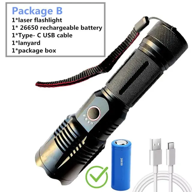 USB Rechargeable Power Flashlight