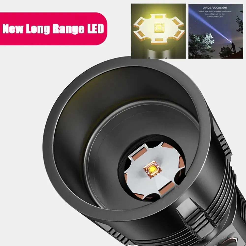 USB Rechargeable Power Flashlight