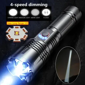 USB Rechargeable Power Flashlight