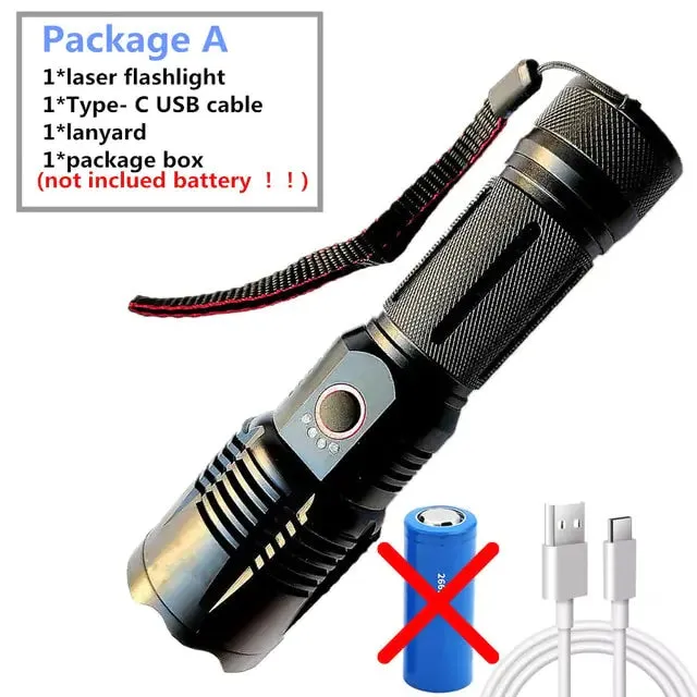 USB Rechargeable Power Flashlight