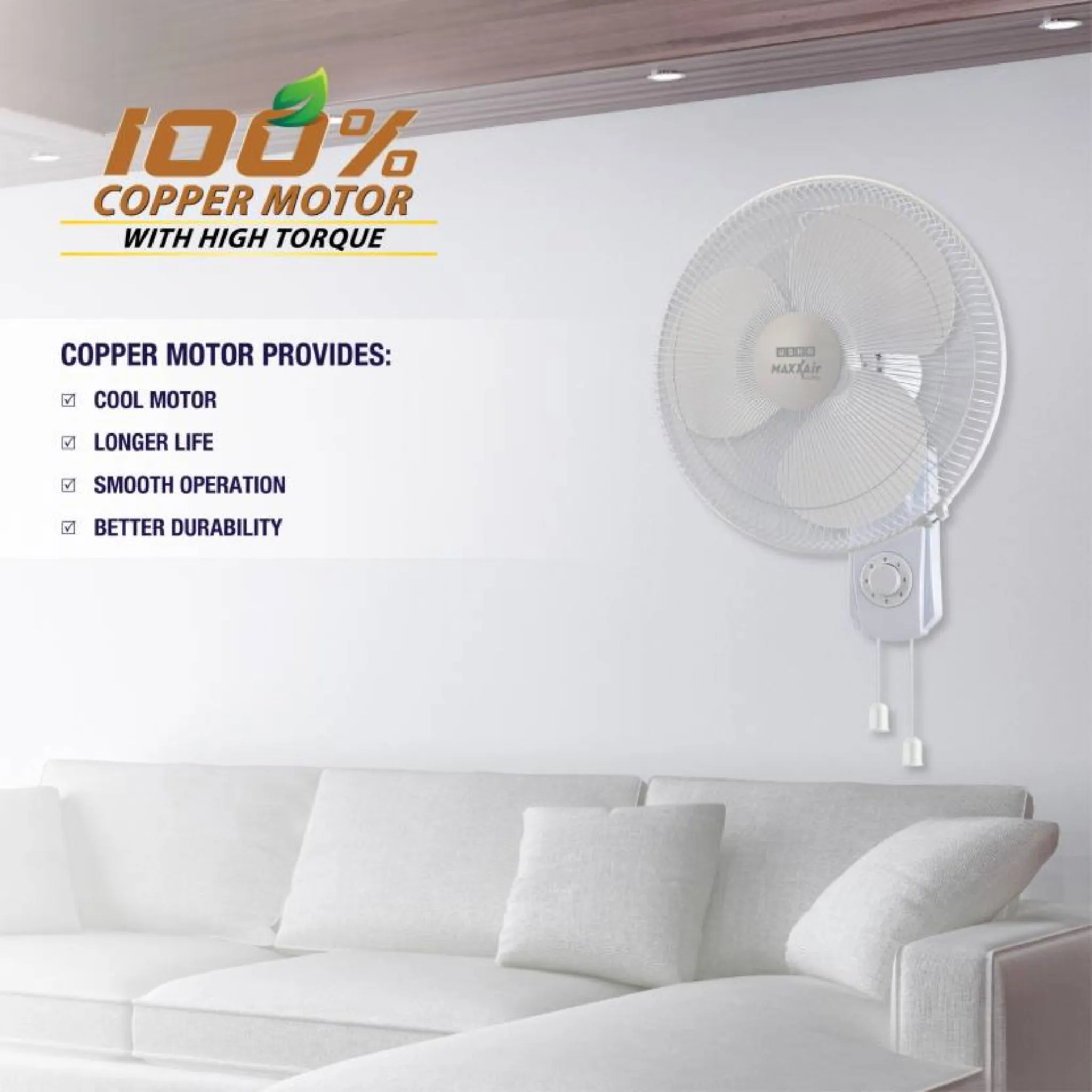 USHA WALL FAN MAXX AIR