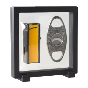 Visol Yellow Ridge & Wild West Lighter Cutter Gift Set