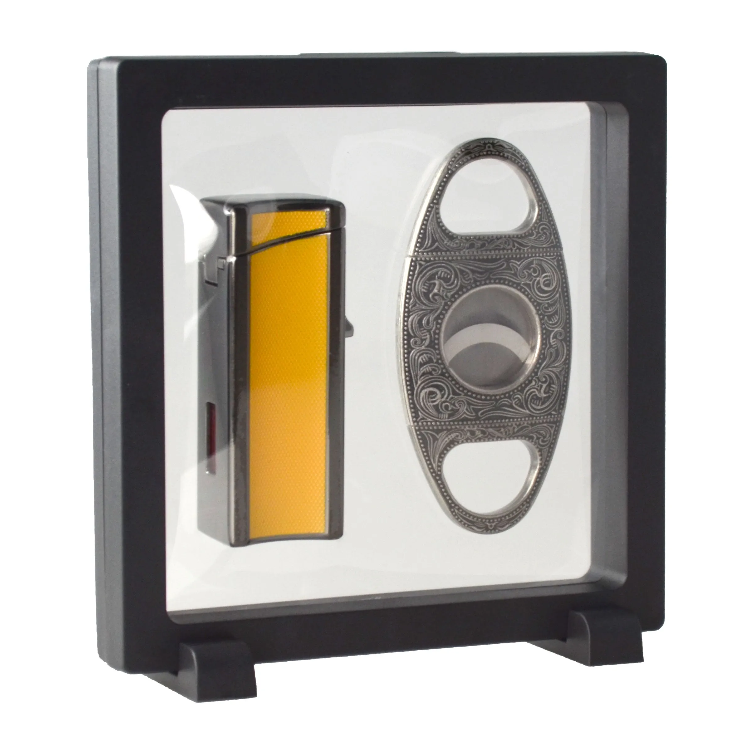 Visol Yellow Ridge & Wild West Lighter Cutter Gift Set