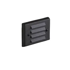 Vista - SL-4242-B-NL - Vista 4242 Lovoured Step Light Aluminum Housing Black (No Lamp)