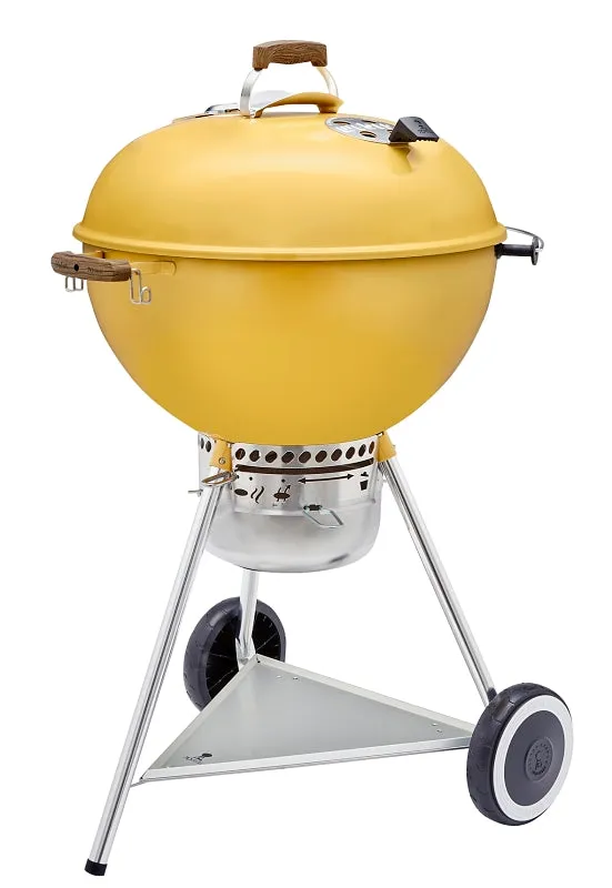 Weber 70th Anniversary Series 19523001 Kettle Charcoal Grill, 363 sq-in Primary Cooking Surface, Hot Rod Yellow :EA: QUANTITY: 1