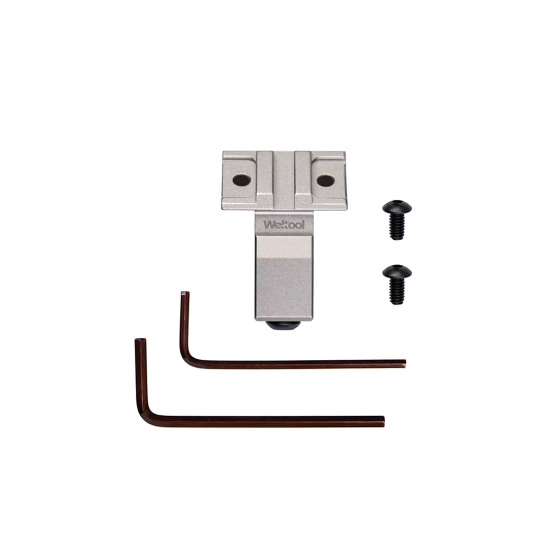 Weltool PM4 offset Picatinny rail light mount