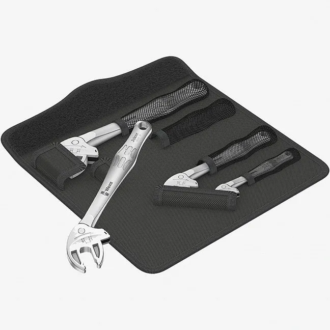 Wera 020110  -  Joker 6004 4pc Self-Setting Wrench Set XS, S, M & L