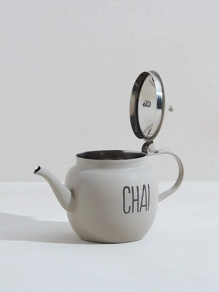 Westside Home Off White Chai Kettle