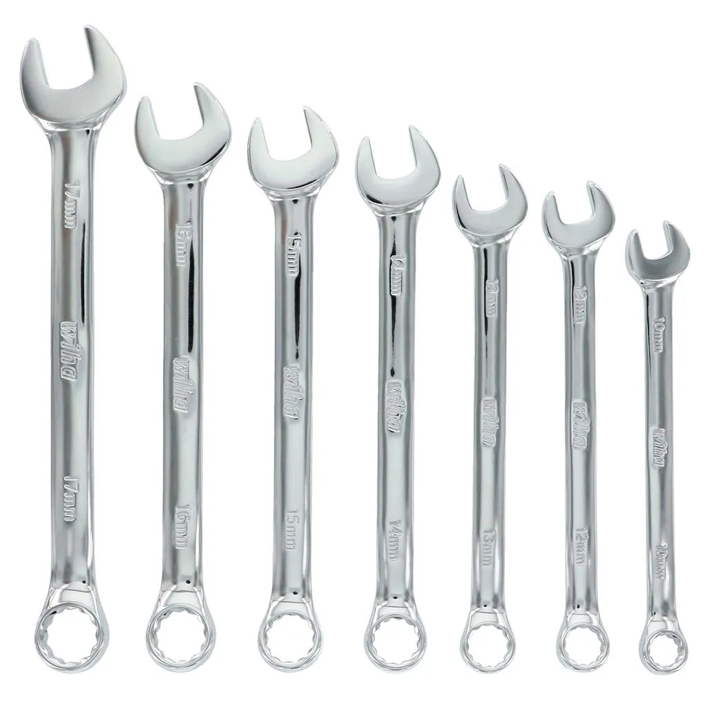 Wiha 30490 Metric Combination Wrench Set (7-Piece)