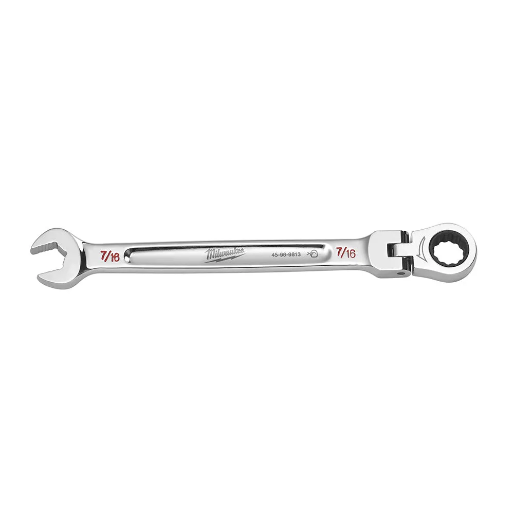 Wrench - Milwaukee Flex Head Combination Wrench, Various Sizes, 45-96-98