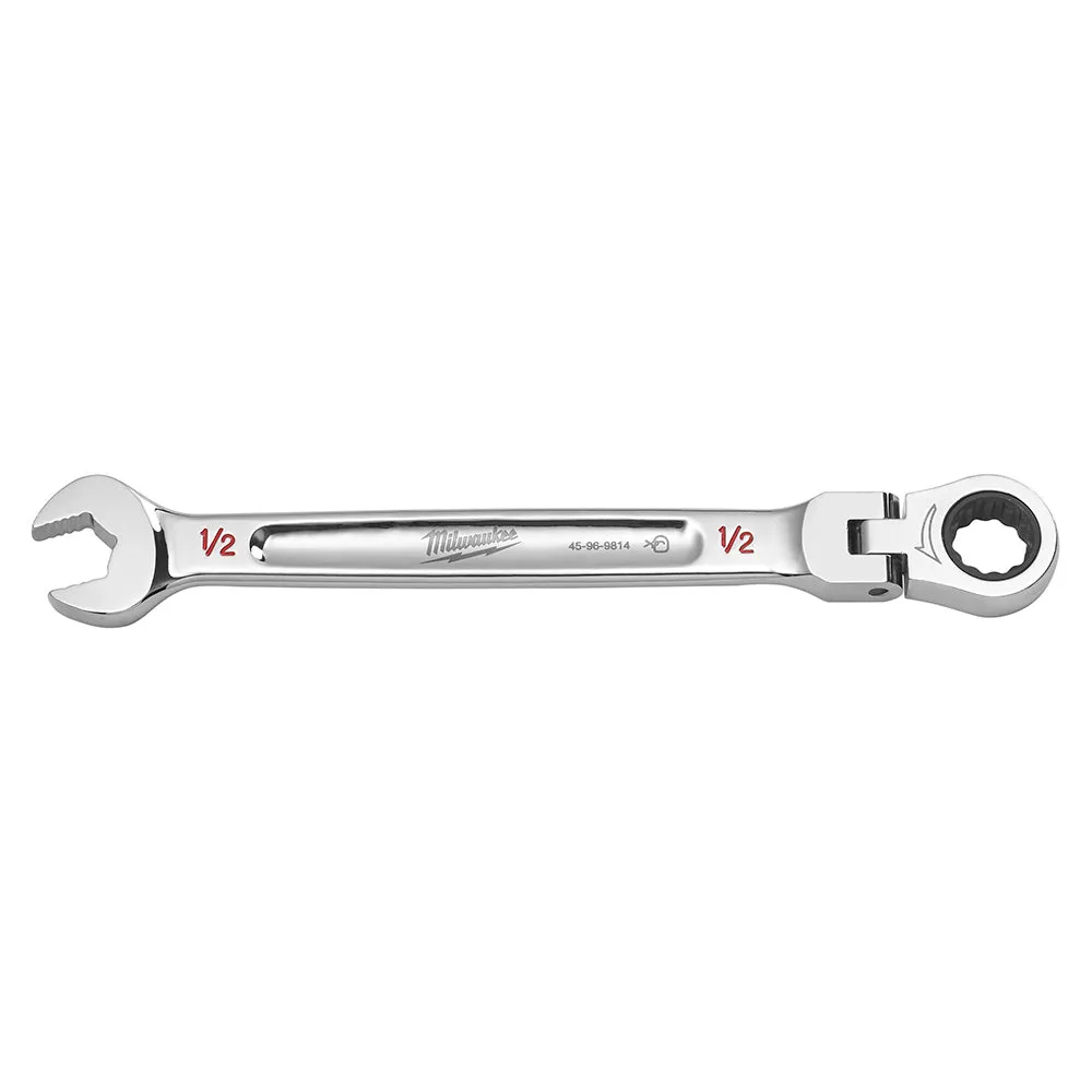 Wrench - Milwaukee Flex Head Combination Wrench, Various Sizes, 45-96-98