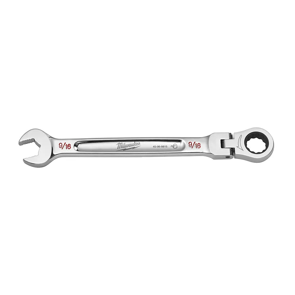 Wrench - Milwaukee Flex Head Combination Wrench, Various Sizes, 45-96-98