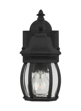 Wynfield Collection - Small One Light Outdoor Wall Lantern | Finish: Black - 88203-12