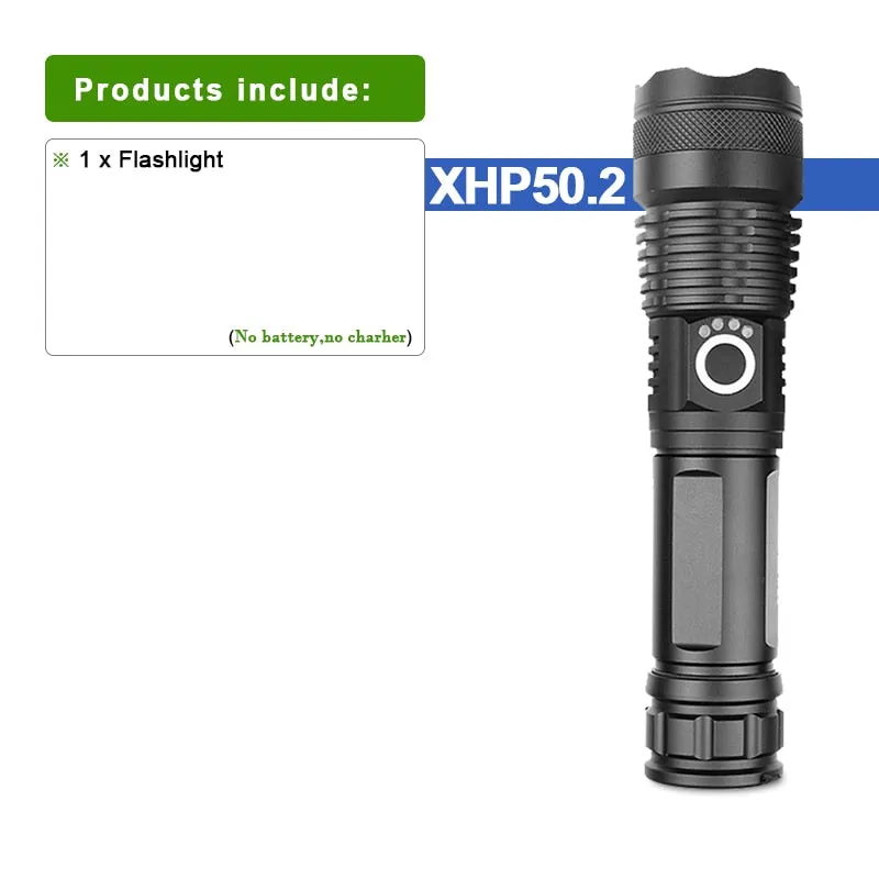 xhp90.3 most powerful led flashlight Torch Usb Xhp50 Rechargeable Tactical Flashlights 18650 or 26650 Hand Lamps Xhp70.2 Lantern